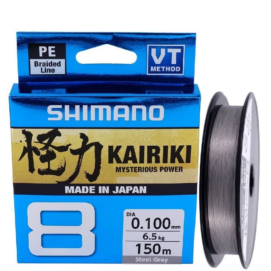 Shimano%20Kairiki%208%20Stell%20Gray%20(Gri)%200,06Mm%20150%20Mt%20İp%20Misina