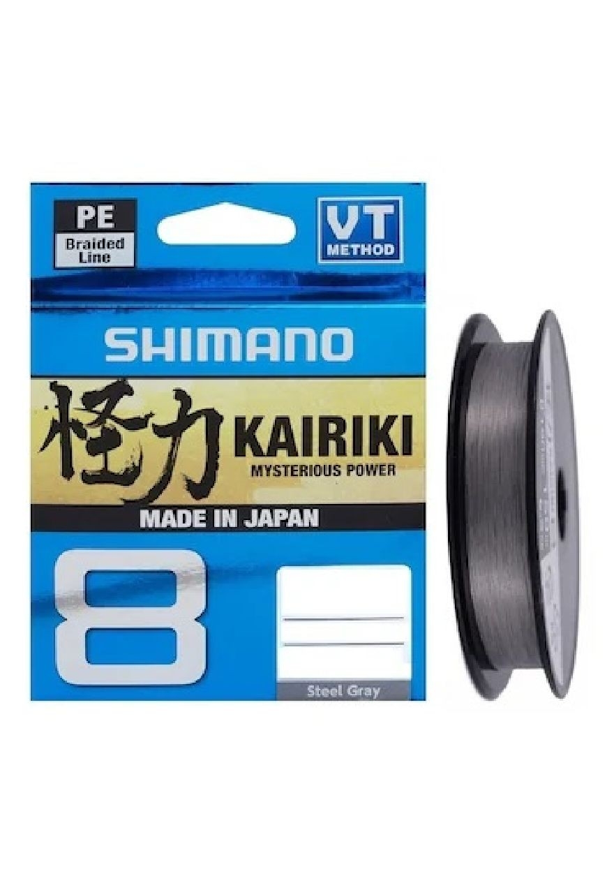 Shimano%20Kairiki%208%20Steel%20Gray%20(Gri)%200,20Mm%20150Mt%208Kat%20İp%20Misina