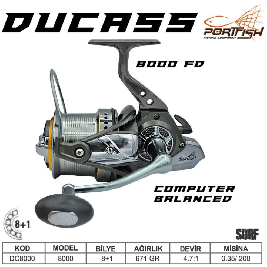 Portfish%20Ducass%208000%20Fd%20Surf%20Olta%20Makinası%208+1%20Bb