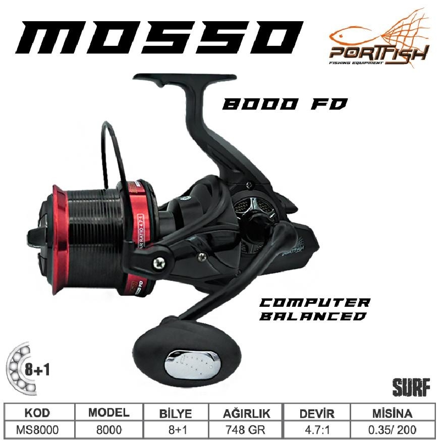 Portfish%20Mosso%208000%20Fd%20Surf%20Olta%20Makinası%208+1%20Bb