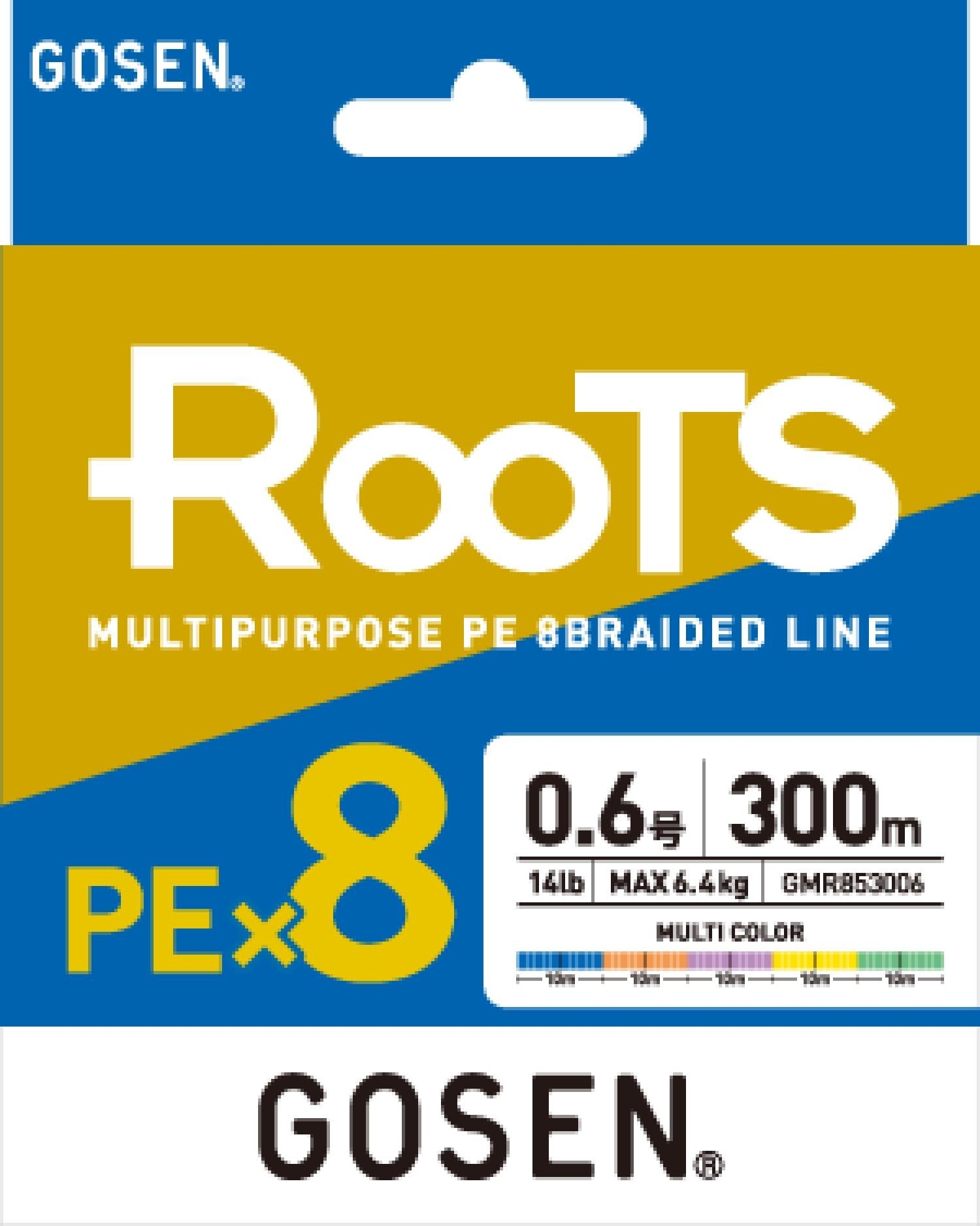 Gosen%20X8%20Roots%20Pe%200.6%200,132Mm%208%20Kat%20İp%20Misina%20300Mt%20Multicolor