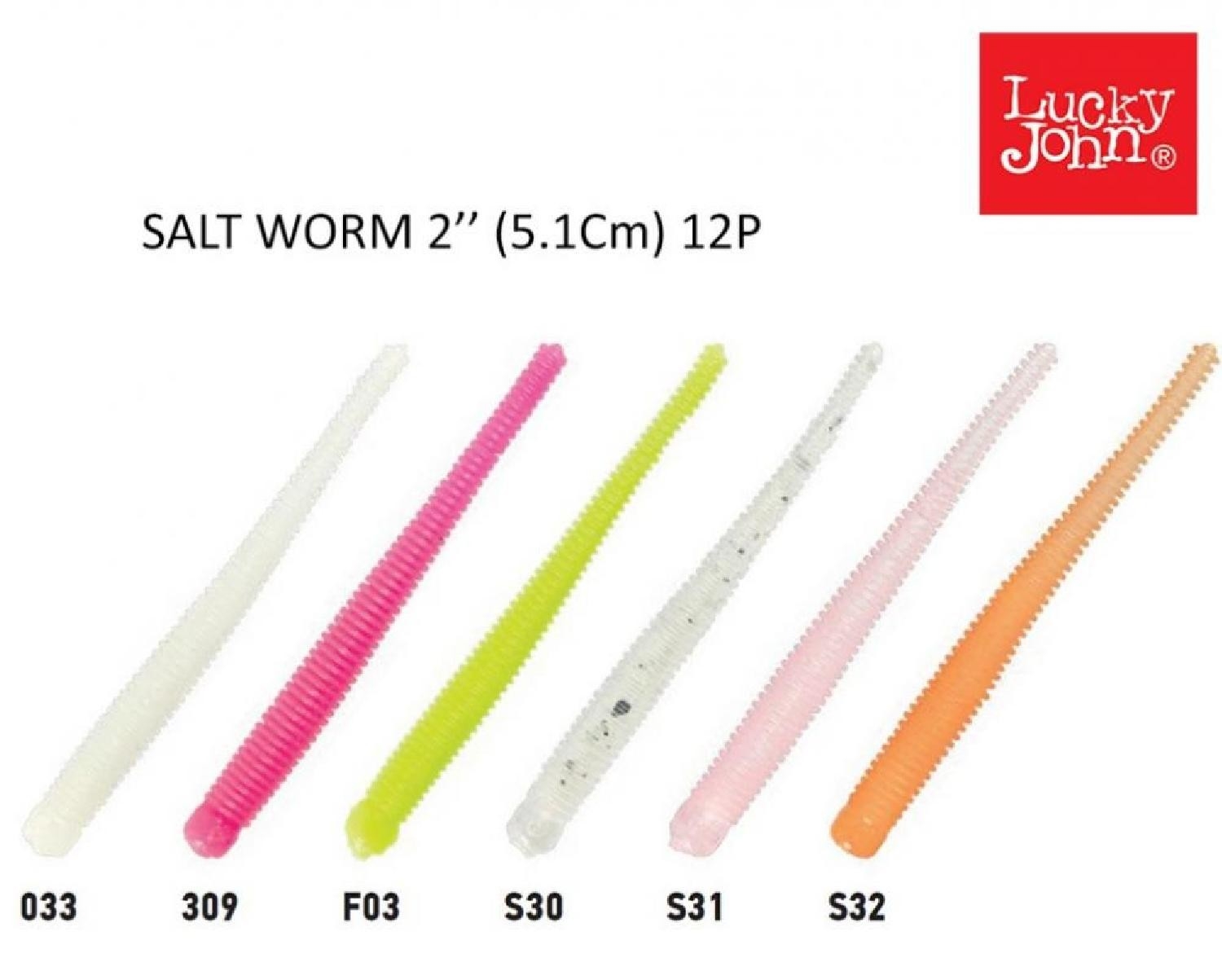 Lrf%20Silikonu%20Lucky%20John%20Saltworm%205.1Cm%2012’Li%20Pk%20Renk:033