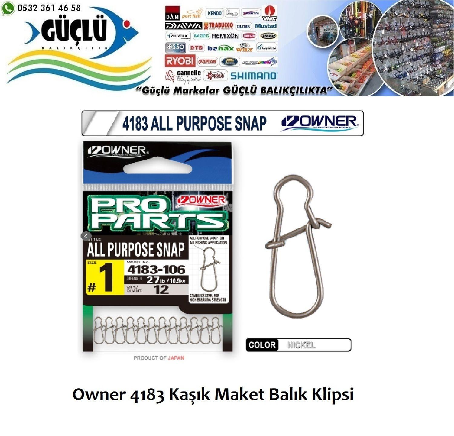 Owner%204183%20Kaşık%20Maket%20Balık%20Klipsi%20No:1,5