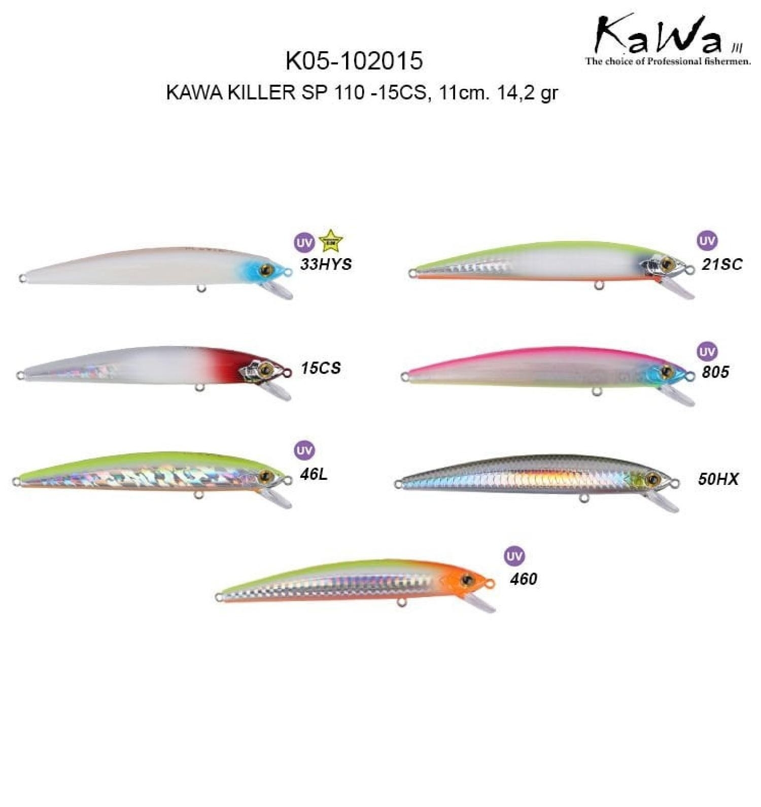 Kawa%20Kıller%20Sp%20110%2011Cm%2014.2Gr%20Maket%20Balık%20Renk:21Cs