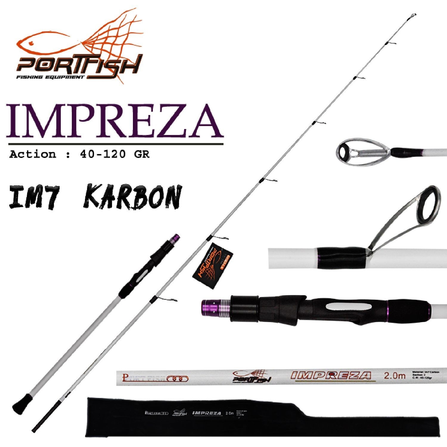 Portfish%20Impreza%20Jig%20Kamışı%20200%20cm%2040-120%20gr%202%20Parça