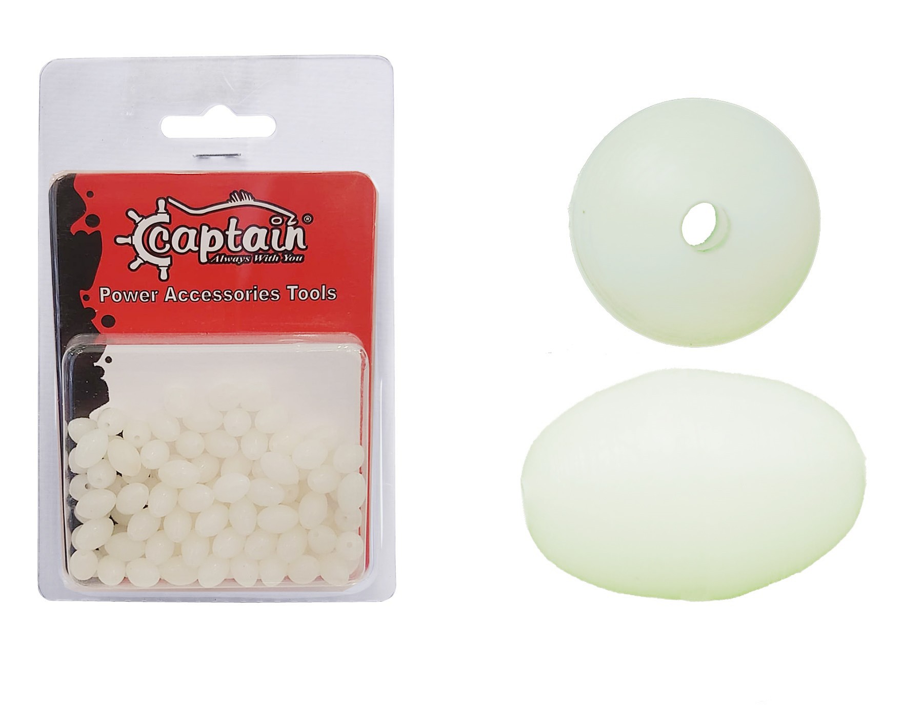 Captain%207611%20Oval%20Takım%20Boncuğu%2010mm%20100%20lü%20Paket