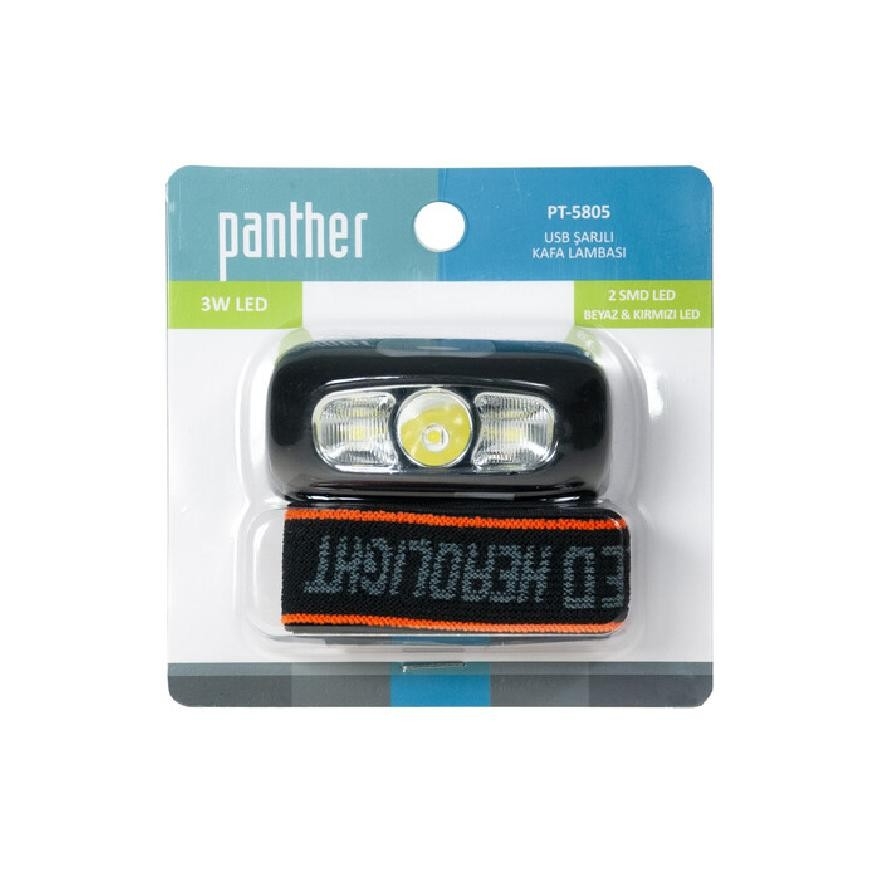 Panther%20Pt-5805%20Usb%20Şarjlı%20Kafa%20Lambası