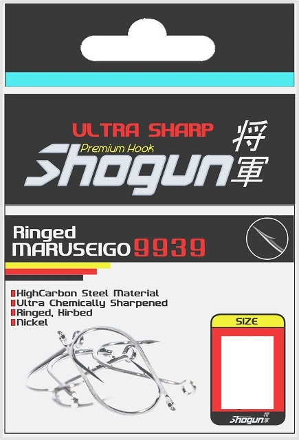 Shogun%209939%20Maruseigo%20Halkalı%20Nikel%20İğne%20No:1/0