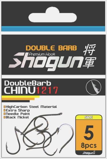 Shogun 1217 Chinu Delikli Çift Tırnaklı Olta İğnesi No:1