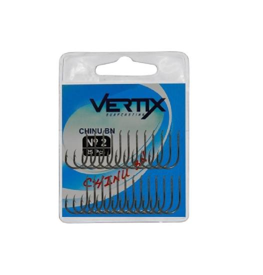 Vertix 58010 Chinu Bn Siyah Olta İğnesi 25’Li Paket No:2