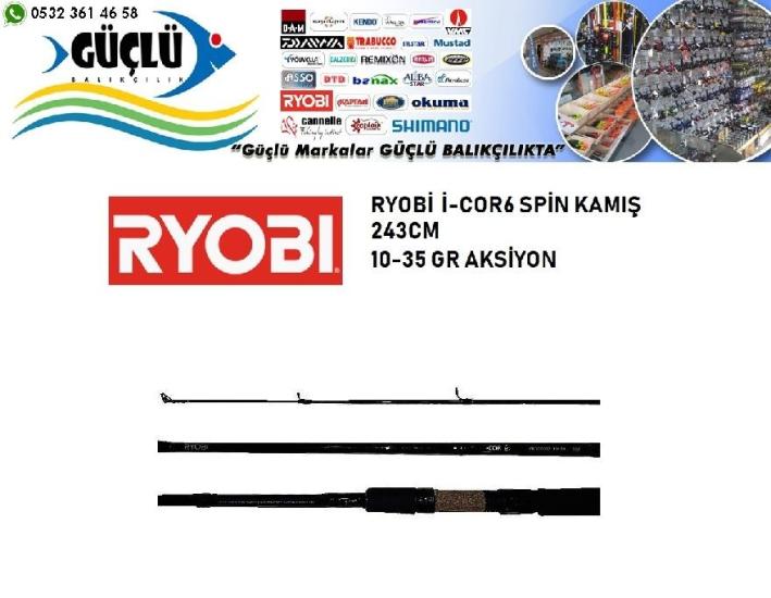 Spin Kamışı Ryobi İ-Cor 6 Spin 243 Cm 10-35 Gr Aksiyonlu