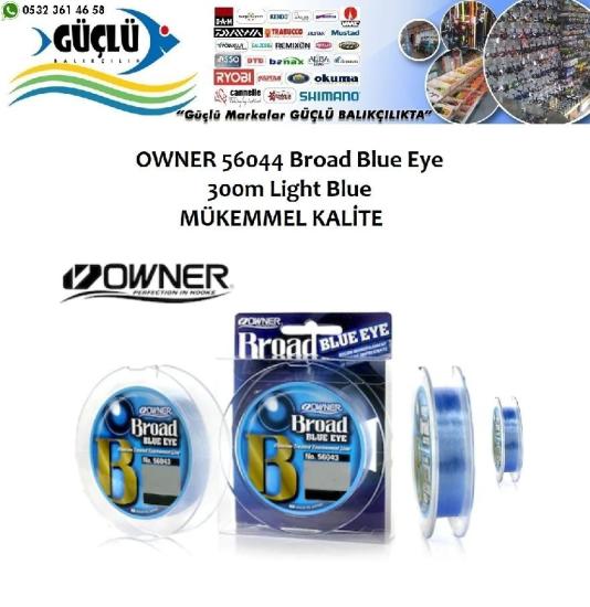 Owner Misina 56044 Broad Blue Eye 300Mt 0,18Mm