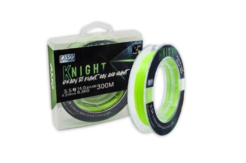 Asso Knight Surf Fc Coated Line 300Mt Uv Fluo 0,31Mm