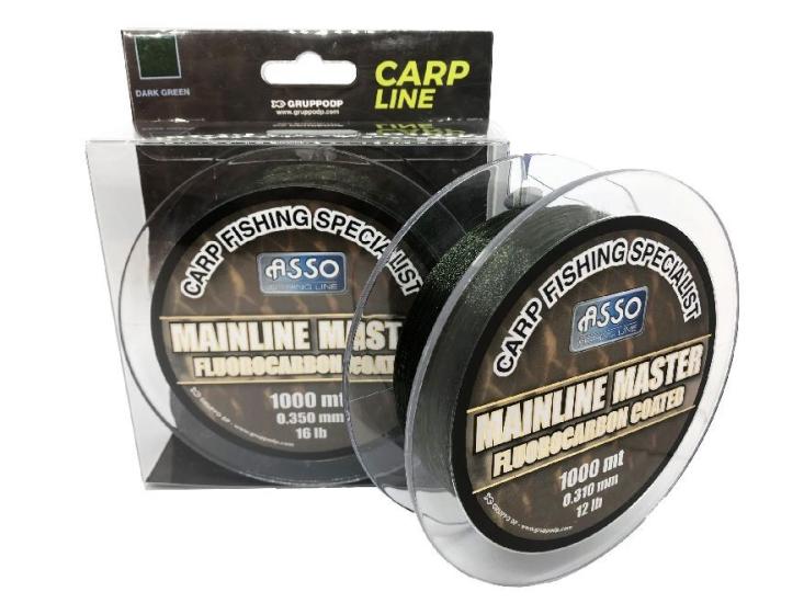 Asso Mainline Master Carp Fc Coated 1.000Mt Koyu Yeşil 0,28Mm