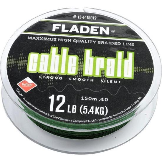 Fladen Maxxımus Cable Braid Yeşil 150Mt İp Misina 0,16Mm