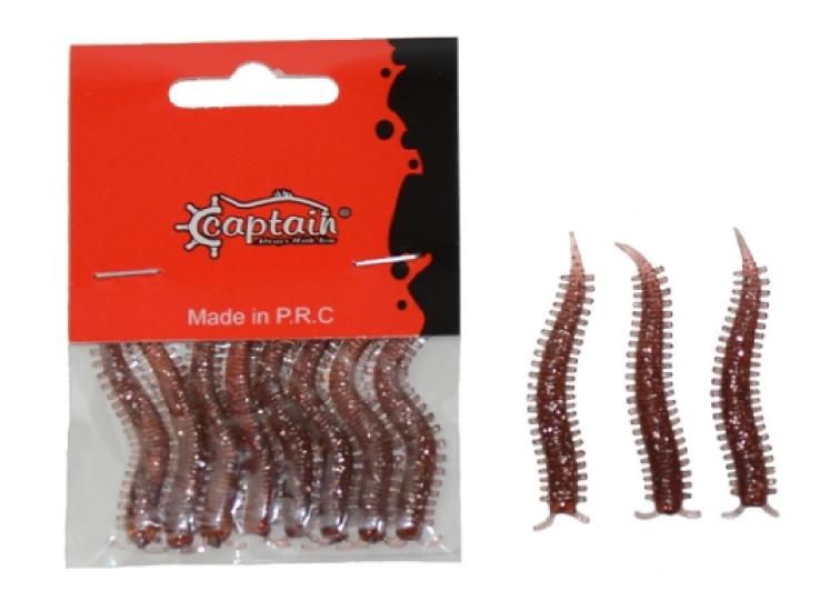 Silikon Kurt Captain Ajıbıshı 5.5Cm 8 Li Paket Renk:1