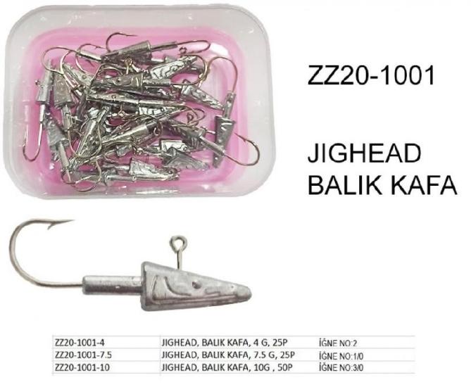 Balık Kafa Jighead River 4 Ve 7,5Gr 5’Li Paket 4Gr