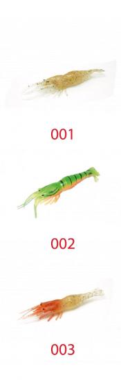 Captain 3057 Silikon Karides 6.5Cm Suni Yem 5’Li Paket Renk:001