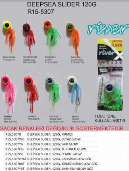 Derin Su Jig Yemi River Deepsea Slider 120Gr Renk: 07Gy6t