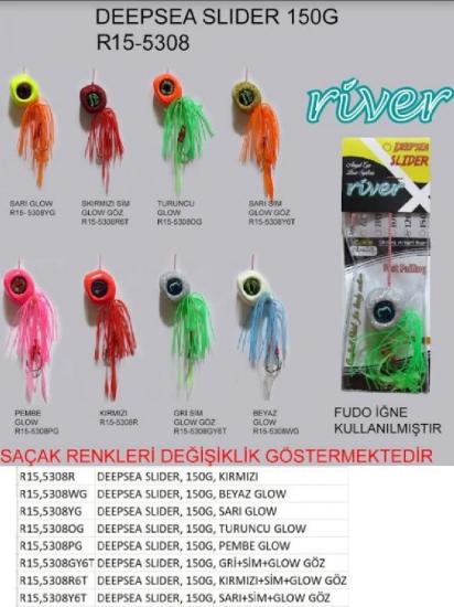 Derin Su Jig Yemi River Deepsea Slider 150Gr Renk: 08Gy6t