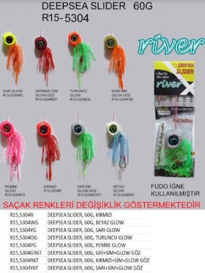 Derin Su Jig Yemi River Deepsea Slider 60Gr Renk: 04Gy6t