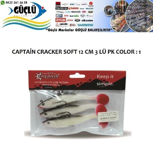 Levrek Turna Silikonu Captaın Cracker Soft 12 Cm 3’Lü Pk Renk : 1