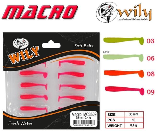 Lrf Silikonu Wily Macro 3,5Cm 0,4Gr 10’Lu Paket Renk:03