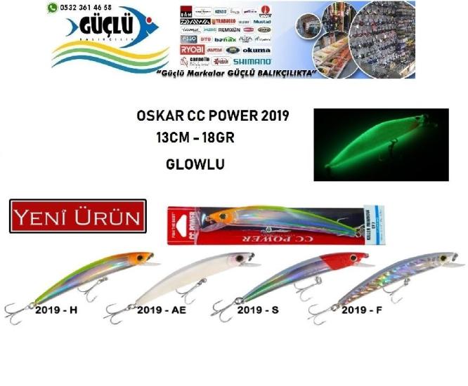 Maket Balık Oskar Cc Power Glow 2019 Seri 13 Cm 18 Gr Renk:2019Ae