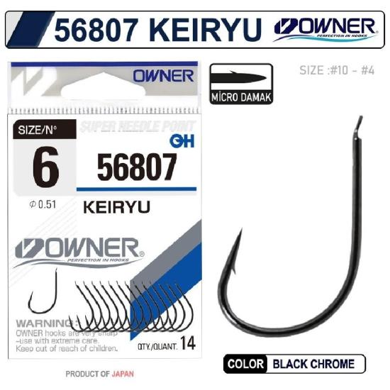 Owner 56807 Keıryu Bc Siyah Olta İğnesi No:5