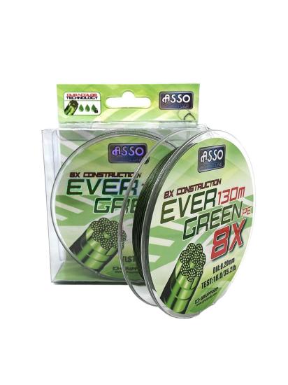 Asso Evergreen 8X 130Mt İp Misina 0,32Mm